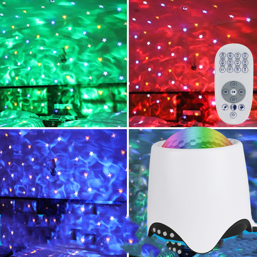 Ocean Star Night Light Projector - Bluetooth Speaker