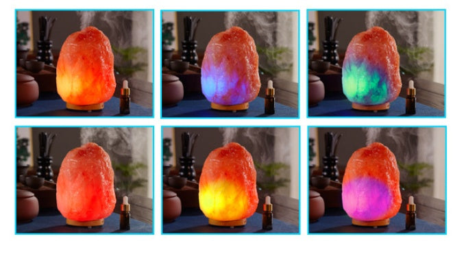 Himalayan Salt Lamp - Essential Oil Diffuser - Large Capacity - USB Humidifier