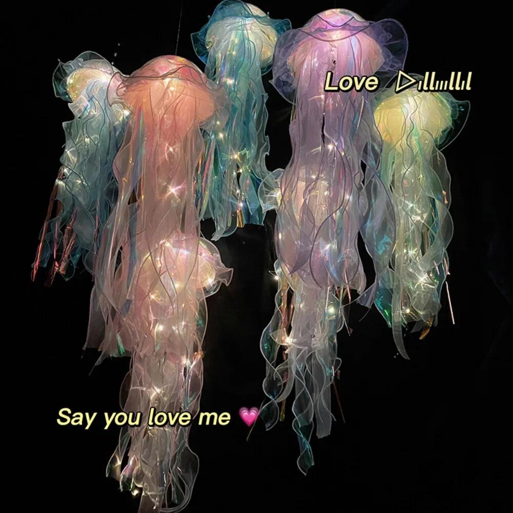 Jellyfish Lamp - Hanging Lamp - Night Light