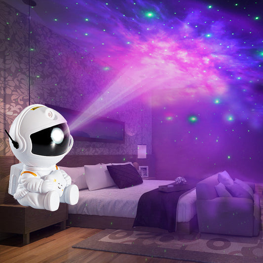 Mini Astronaut Star Projection Lamp - Decorative Lamp - Starry Night Light
