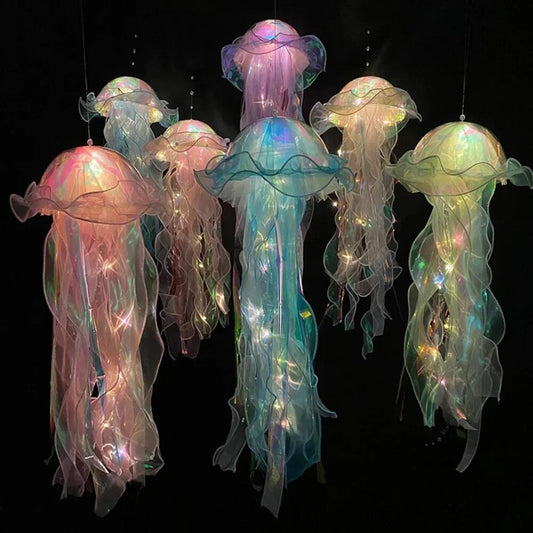 Jellyfish Lamp - Hanging Lamp - Night Light