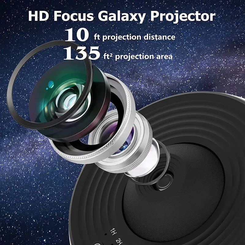 12 IN 1 Planetarium Projector - Night Light - Galaxy/Starry Sky Projector - 360 Rotation