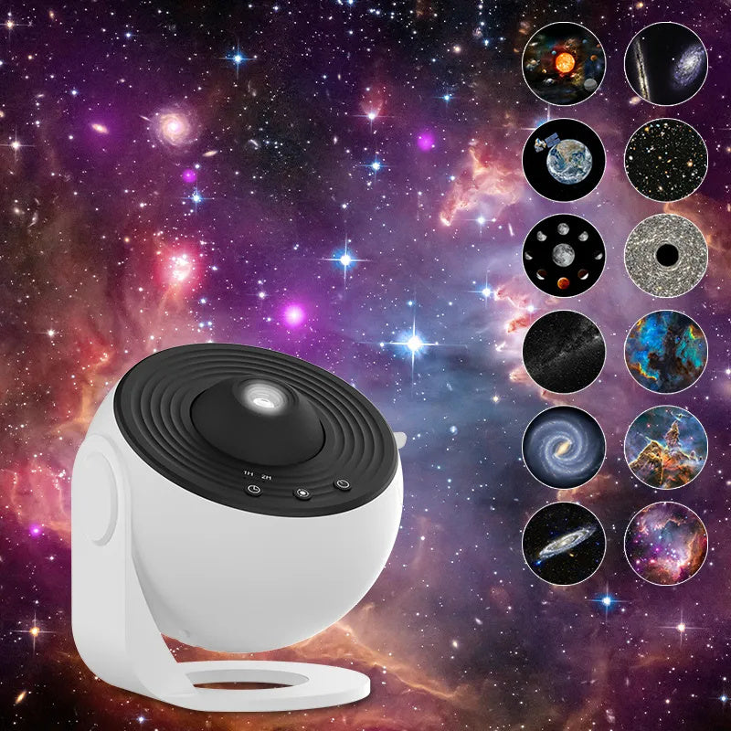 12 IN 1 Planetarium Projector - Night Light - Galaxy/Starry Sky Projector - 360 Rotation