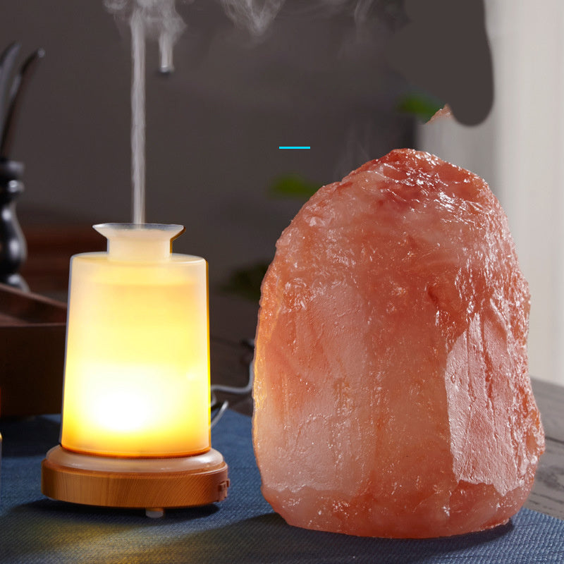 Himalayan Salt Lamp - Essential Oil Diffuser - Large Capacity - USB Humidifier