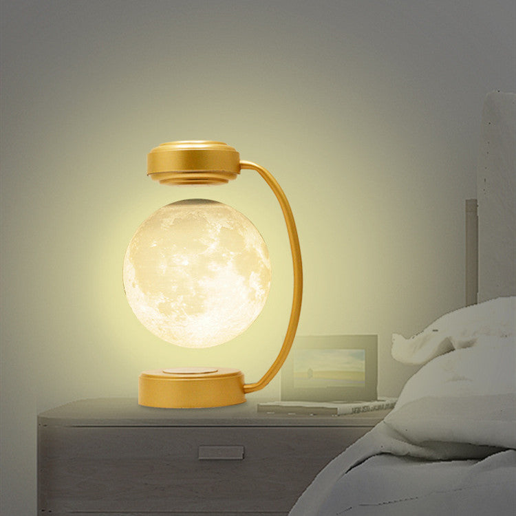 3D LED Levitating Moon - Night Light - Magnetic Levitation